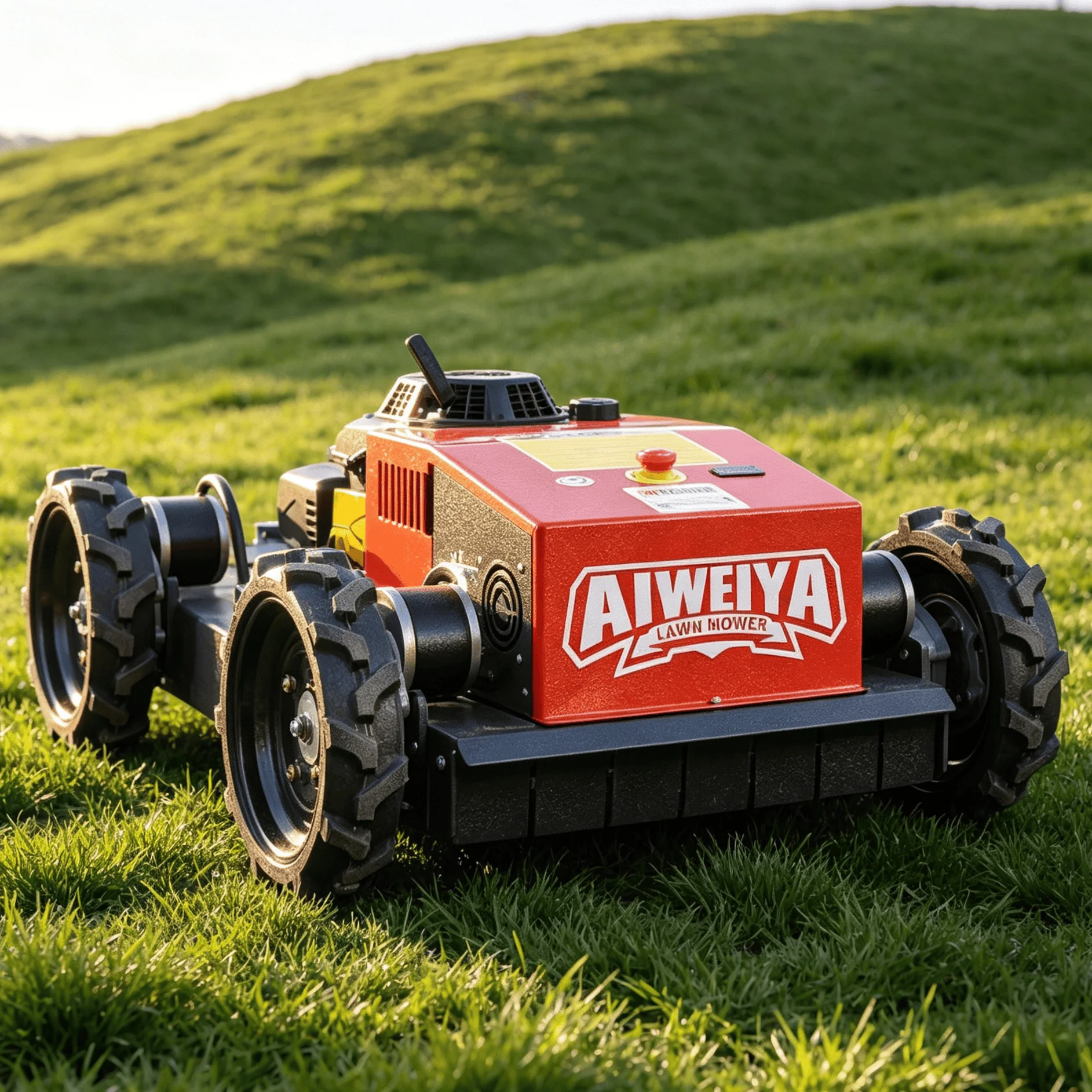 Customized wasteland renovation remote control lawn mower robot thickened cutter petrol powered for mountain barren land bush cl
Customized wasteland renovation remote control lawn mower robot thickened cutter petrol powered for mountain barren land bush cl