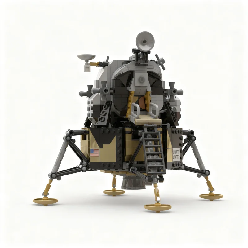 519PCS MOC Space Exploration Nasa Apollo 11 Lm Realism Mod Ascent Stage V1 0 Model Building Blocks Assembly Building Blocks Gift
519PCS MOC Space Exploration Nasa Apollo 11 Lm Realism Mod Ascent Stage V1 0 Model Building Blocks Assembly Building Blocks Gift
