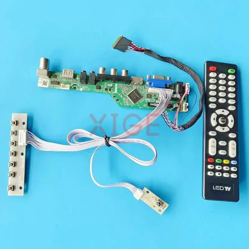 Комплект DIY плата контроллера драйвера для LP140WH8-TLA1/TLC1/TLD1 экран ноутбука 40-контактный LVDS 14 "аналоговый телевизор 1366x768 HDMI + VGA + AV + USB
Комплект DIY плата контроллера драйвера для LP140WH8-TLA1/TLC1/TLD1 экран ноутбука 40-контактный LVDS 14 "аналоговый телевизор 1366x768 HDMI + VGA + AV + USB
