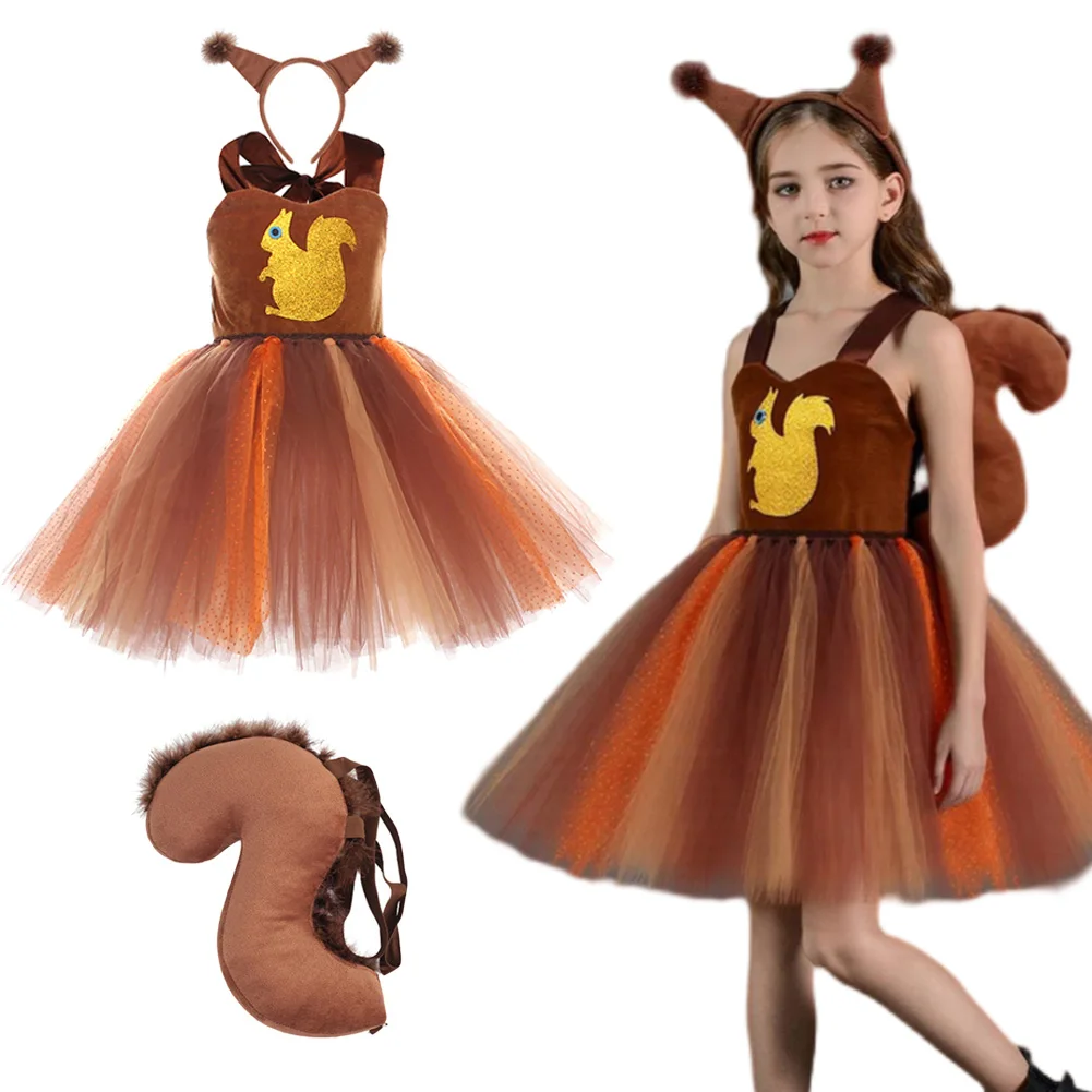 Halloween Cosplay Squirrel Dresses Clothing Party Disguise Girl Outfits Halloween Roleplay Cosplay Costume Carnival Party Suits
Halloween Cosplay Squirrel Dresses Clothing Party Disguise Girl Outfits Halloween Roleplay Cosplay Costume Carnival Party Suits