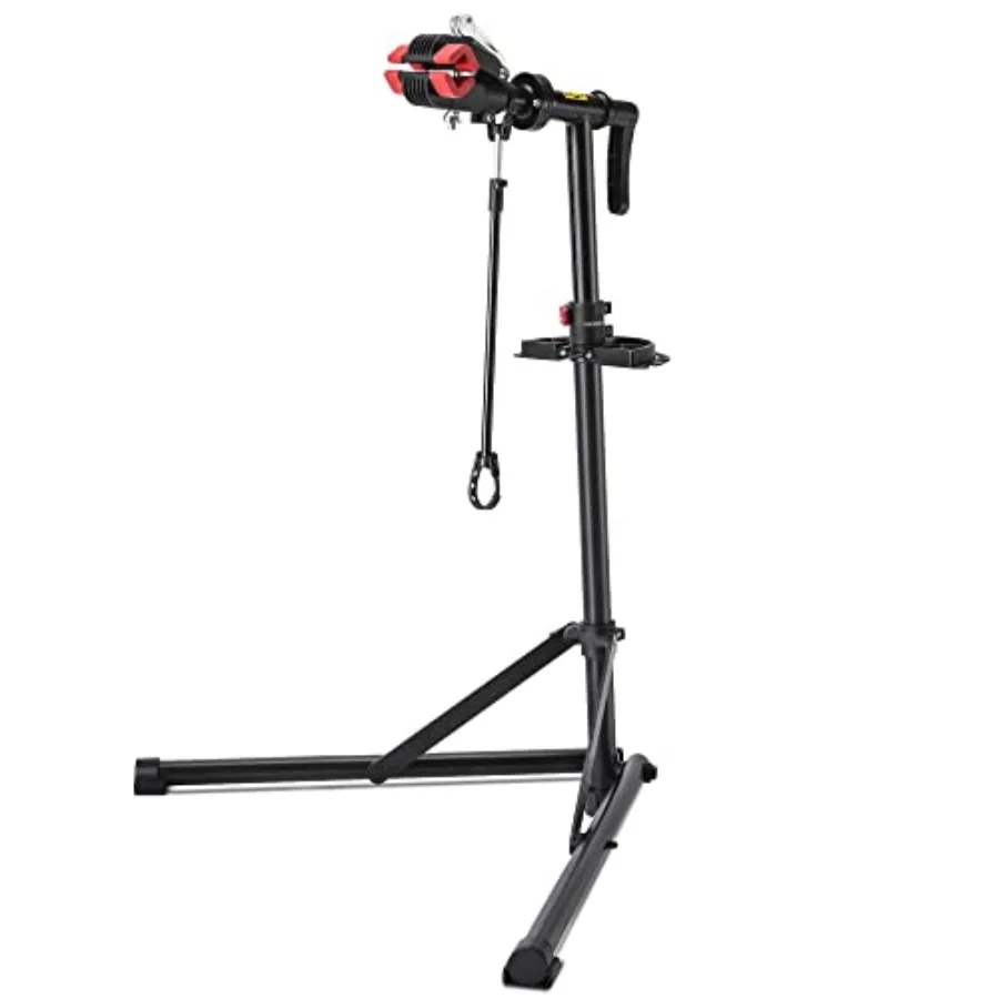 Bicycle Repair Stand for Bike Maintenance, Aluminum Alloy, Black, Height Adjustable, Foldable and 360 Rotatable, Up to 30 kg Lo
Bicycle Repair Stand for Bike Maintenance, Aluminum Alloy, Black, Height Adjustable, Foldable and 360 Rotatable, Up to 30 kg Lo