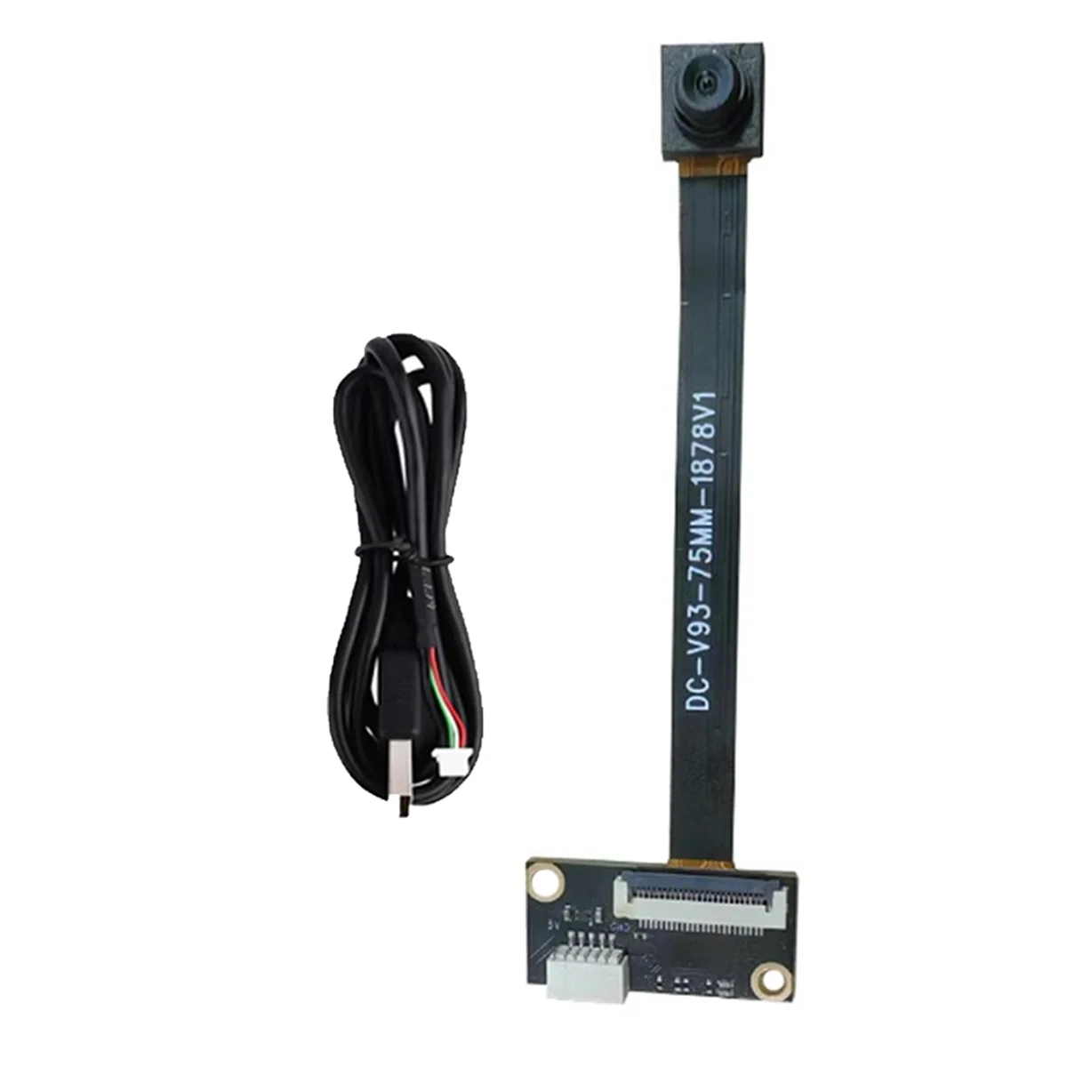 KK-B2-OV5693 Camera Module 5MP 120 Degrees Distortion-Free Lens 2592x1944 UVC Protocol for Laptop/Raspberry Pi/Orange Pi
KK-B2-OV5693 Camera Module 5MP 120 Degrees Distortion-Free Lens 2592x1944 UVC Protocol for Laptop/Raspberry Pi/Orange Pi
