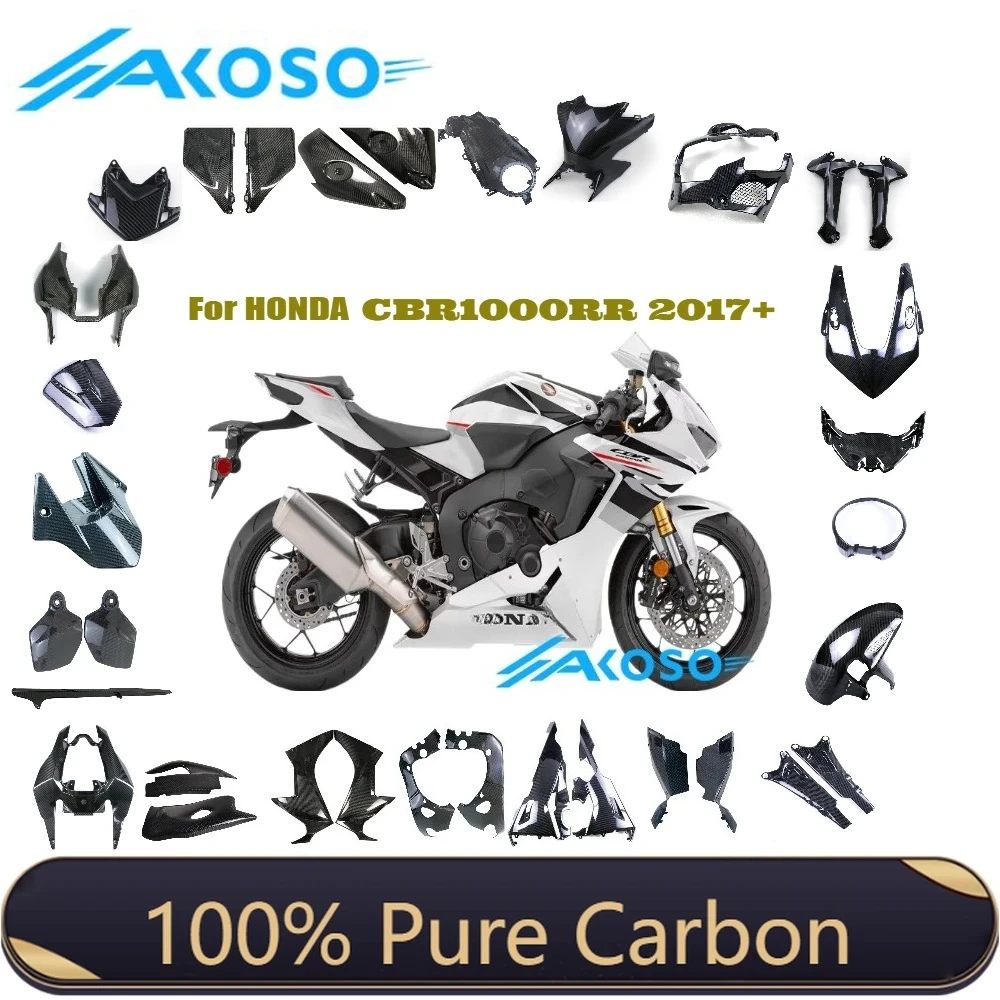 For Honda CBR1000RR 2017 2018 2019 2020 2021 2022 2023 2024 2025 100% Full Carbon Fiber Motorcycle Full Fairing Kits
For Honda CBR1000RR 2017 2018 2019 2020 2021 2022 2023 2024 2025 100% Full Carbon Fiber Motorcycle Full Fairing Kits