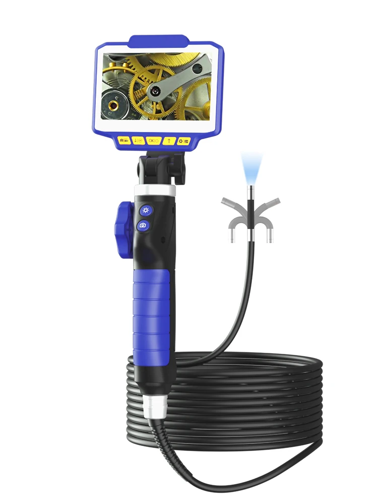 4.3Inch IPS Screen 6.4MM 2MP 1080P Two Way Articulate Steering Endoscope CMOS Borescope Handheld Digital Microscope
4.3Inch IPS Screen 6.4MM 2MP 1080P Two Way Articulate Steering Endoscope CMOS Borescope Handheld Digital Microscope