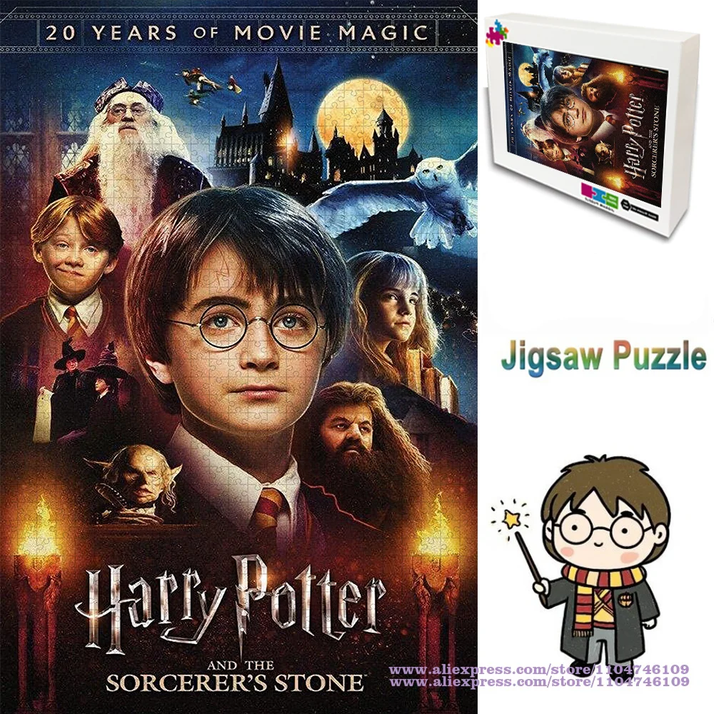 Movie Harry Potter Puzzle Jigsaw 108/200/300/500/1000/1500Pcs Characters Intelligence Puzzles for Kids Christmas/birthday Gift
Movie Harry Potter Puzzle Jigsaw 108/200/300/500/1000/1500Pcs Characters Intelligence Puzzles for Kids Christmas/birthday Gift