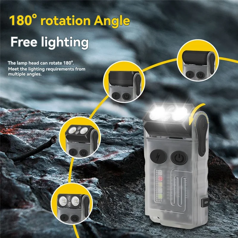 AZ-Rechargeable V20 Keychain Flashlight Rechargeable Magnetic Buzzer Work Light Type-C Lamp For Camping & Outdoor
AZ-Rechargeable V20 Keychain Flashlight Rechargeable Magnetic Buzzer Work Light Type-C Lamp For Camping & Outdoor