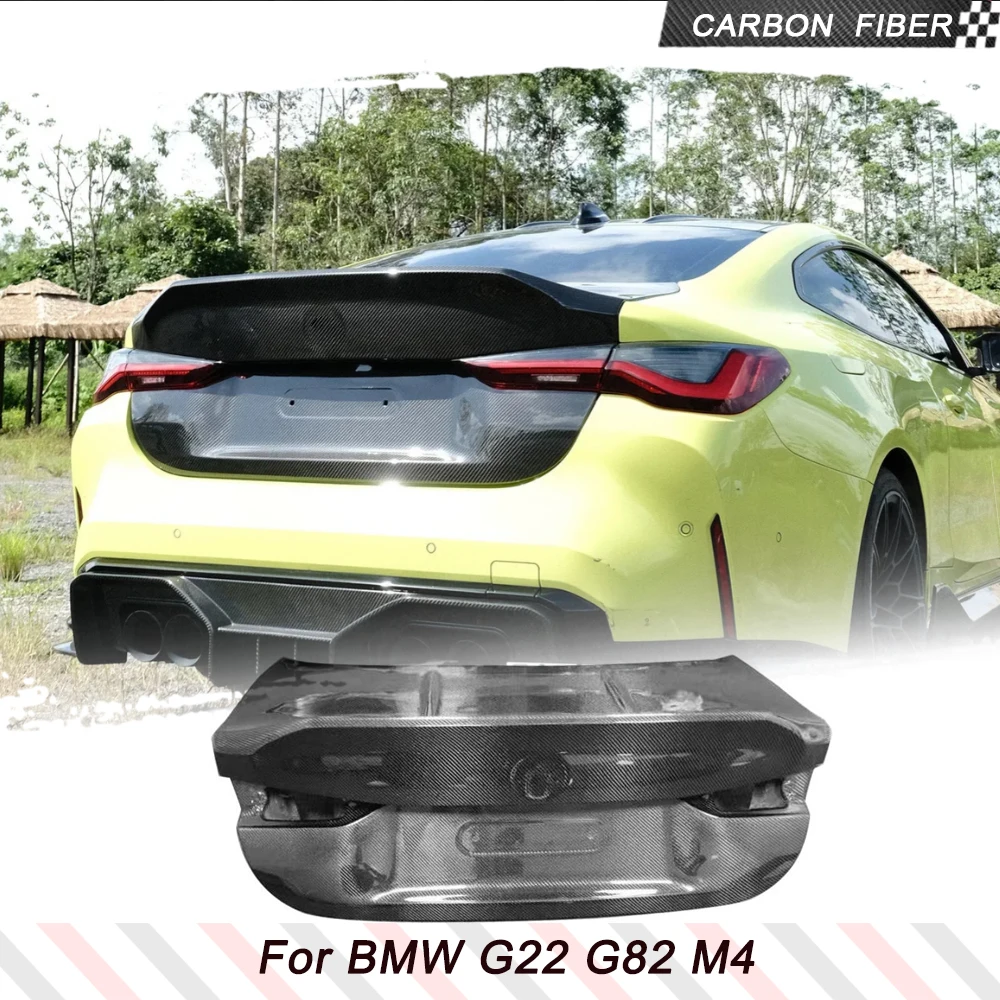 Carbon Fiber Car Rear Boot Lid Kit For BMW 4 Series G22 G82 M4 2021-2023 Rear Trunk Cover Spoiler Gate Cover Racing Body Kits
Carbon Fiber Car Rear Boot Lid Kit For BMW 4 Series G22 G82 M4 2021-2023 Rear Trunk Cover Spoiler Gate Cover Racing Body Kits