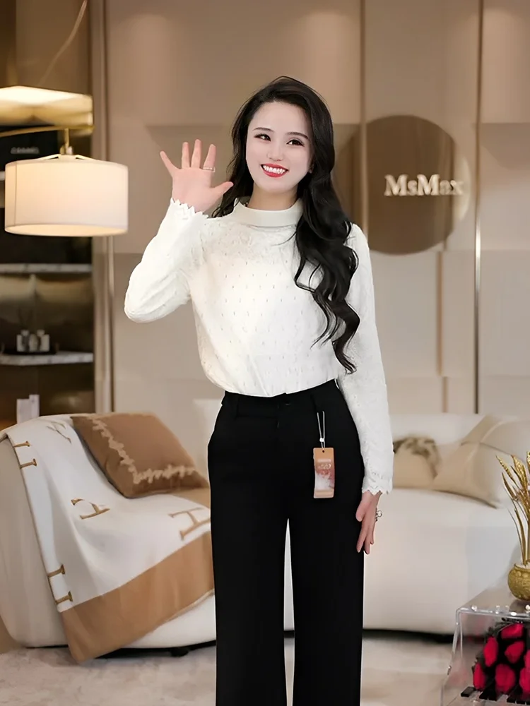 Женская приталенная блузка с кружевом и вышивкой, новая коллекция весна-осень, с ажурным узором, французский стиль, длинный рукав, теплая расцветка
Женская приталенная блузка с кружевом и вышивкой, новая коллекция весна-осень, с ажурным узором, французский стиль, длинный рукав, теплая расцветка