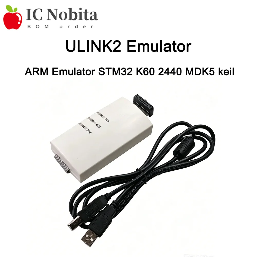 U‑LINK2 JTAG/SWD Debugger Downloader Programmer Gold‑Plated ULINK2 Emulator for ARM STM32 MDK5 Updated Firmware
U‑LINK2 JTAG/SWD Debugger Downloader Programmer Gold‑Plated ULINK2 Emulator for ARM STM32 MDK5 Updated Firmware