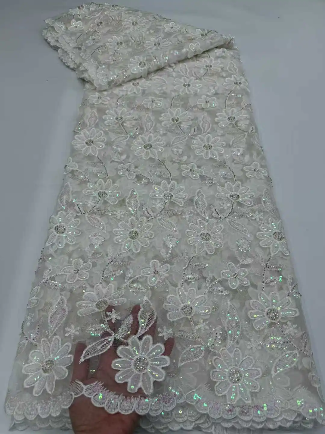 Fashion 2026 Hot Sale French Guipure Cord Lace Fabric Cotton Lastest African Brocade Nigerian Lace Fabric 5 Yards
Fashion 2026 Hot Sale French Guipure Cord Lace Fabric Cotton Lastest African Brocade Nigerian Lace Fabric 5 Yards