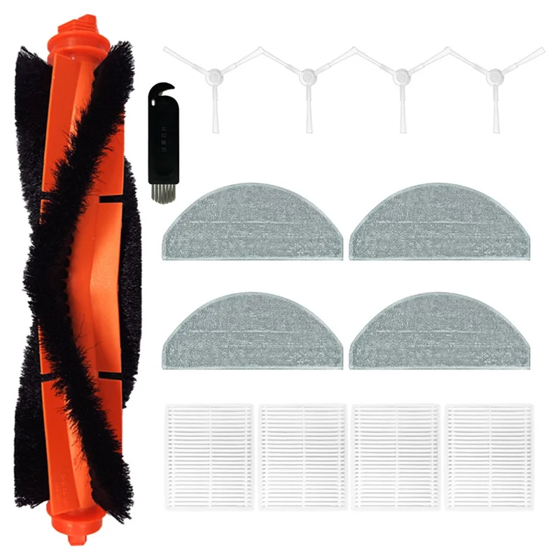 AT44-1 Set Main Side Brush Hepa Filter Mop Cloths Rags For Xiaomi E10 Robot Vacuum Cleaner Spare Parts
AT44-1 Set Main Side Brush Hepa Filter Mop Cloths Rags For Xiaomi E10 Robot Vacuum Cleaner Spare Parts