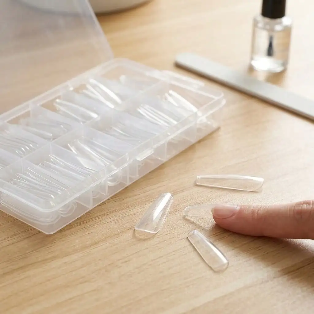 120Pcs Reusable Full Cover False Nails, No Trace Fold Ballet & Round Wearable Nail Tips, Boxed Multi-Size Manicure Patches, Flexible DIY Nail Art Accessories For Women Daily Fingernail Decoration
120Pcs Reusable Full Cover False Nails, No Trace Fold Ballet & Round Wearable Nail Tips, Boxed Multi-Size Manicure Patches, Flexible DIY Nail Art Accessories For Women Daily Fingernail Decoration