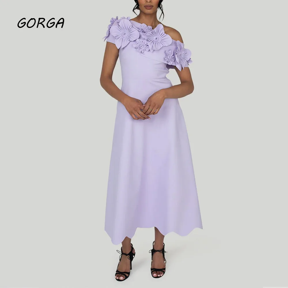 GORGA Customized Crepe Formal Evening Dress فستان حفلة موسيقية Elegant Off the Shoulder with Flowers Cocktail Party Prom Gowns
GORGA Customized Crepe Formal Evening Dress فستان حفلة موسيقية Elegant Off the Shoulder with Flowers Cocktail Party Prom Gowns