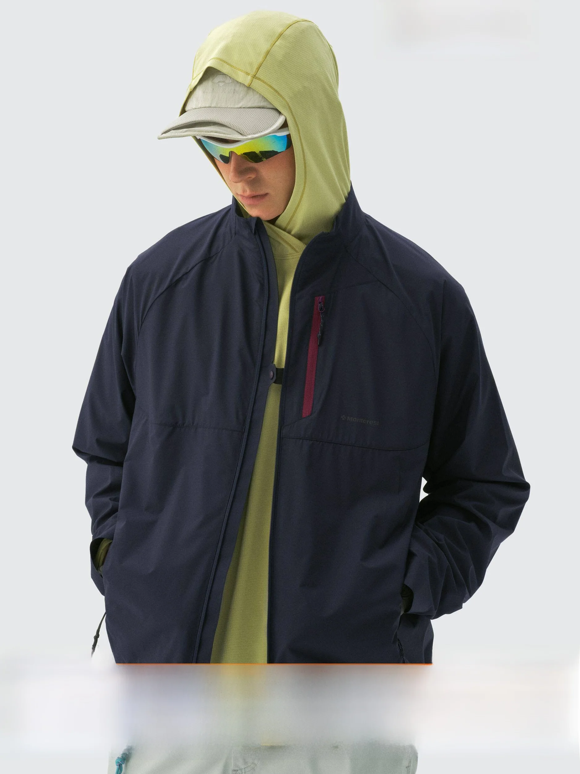 Monterest Lightweight Windproof Outdoor Jaet Men's Zipper Loose Fit Stand Collar Paable Coat Polyester Fiber Long Sve
Monterest Lightweight Windproof Outdoor Jaet Men's Zipper Loose Fit Stand Collar Paable Coat Polyester Fiber Long Sve