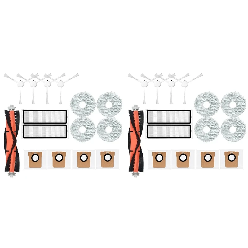 B64B-2 Set For Xiaomi Robot Vacuum X10+ X10 Plus B101GL Spare Parts Main Side Brush Hepa Filter Dust Bag Mop Cloth
B64B-2 Set For Xiaomi Robot Vacuum X10+ X10 Plus B101GL Spare Parts Main Side Brush Hepa Filter Dust Bag Mop Cloth