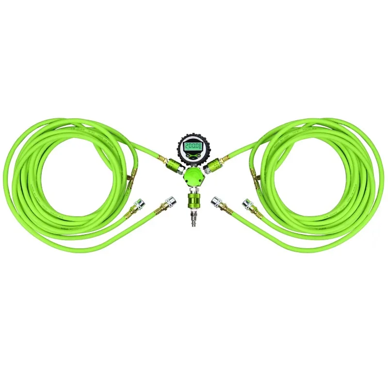 With new spool valve 4-way tire inflation and deflation system, multi-functional tire pressure gauge
With new spool valve 4-way tire inflation and deflation system, multi-functional tire pressure gauge