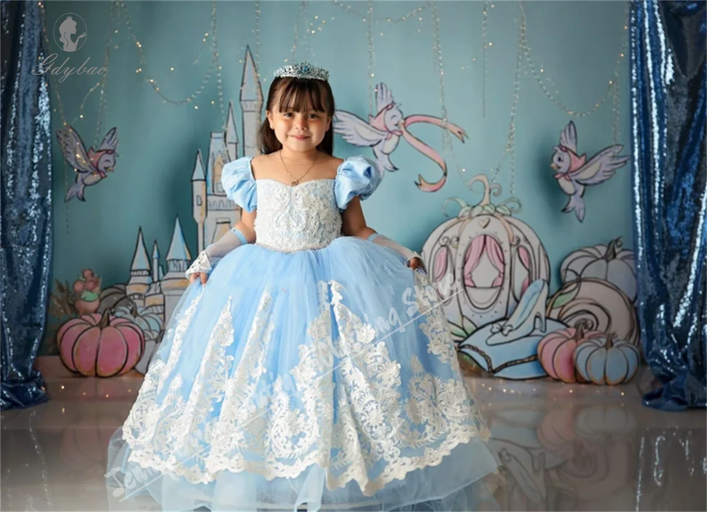 Light Blue Girl Clothes Flower Girl Dresses for Wedding White Lace Appliqués With Bow First Communion Prom Bridesmaid
Light Blue Girl Clothes Flower Girl Dresses for Wedding White Lace Appliqués With Bow First Communion Prom Bridesmaid