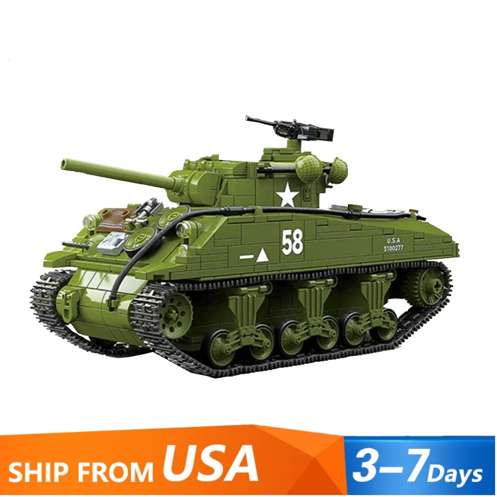 MOC medium tank with figures, a creative technology-themed building block toy, suitable as a birthday gift for adults, 1175 pcs
MOC medium tank with figures, a creative technology-themed building block toy, suitable as a birthday gift for adults, 1175 pcs