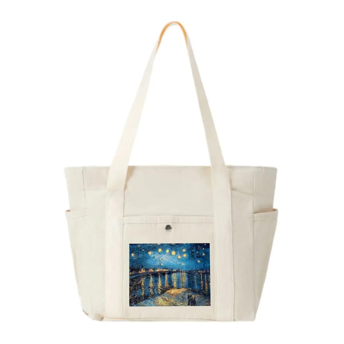 Повседневная холщовая сумка Van Gogh Starry Night Over the Rhône, женская базовая винтажная рабочая сумка для поездок на работу
Повседневная холщовая сумка Van Gogh Starry Night Over the Rhône, женская базовая винтажная рабочая сумка для поездок на работу