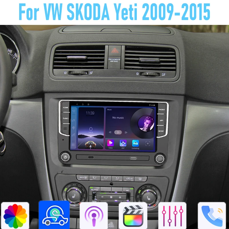 7'' For VW SKODA Yeti 2009-2015 GPS Car Stereo Radio Wireless Apple Carplay BT Android 15 Auto Head Unit Camera WIFI 4-64GB
7'' For VW SKODA Yeti 2009-2015 GPS Car Stereo Radio Wireless Apple Carplay BT Android 15 Auto Head Unit Camera WIFI 4-64GB