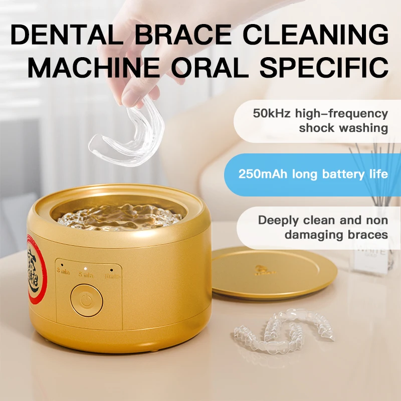 USB Rechargeable Ultrasonic Cleaner for Dentures, Retainer, Mouth Guard, Aligner, Whitening Trays – Oral Care
USB Rechargeable Ultrasonic Cleaner for Dentures, Retainer, Mouth Guard, Aligner, Whitening Trays – Oral Care