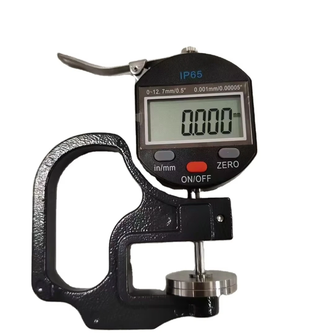 IP65 Digital Display Thickness Gauge High Precision Measurement 0.001mm Film Sheet Thickness Gauge
IP65 Digital Display Thickness Gauge High Precision Measurement 0.001mm Film Sheet Thickness Gauge