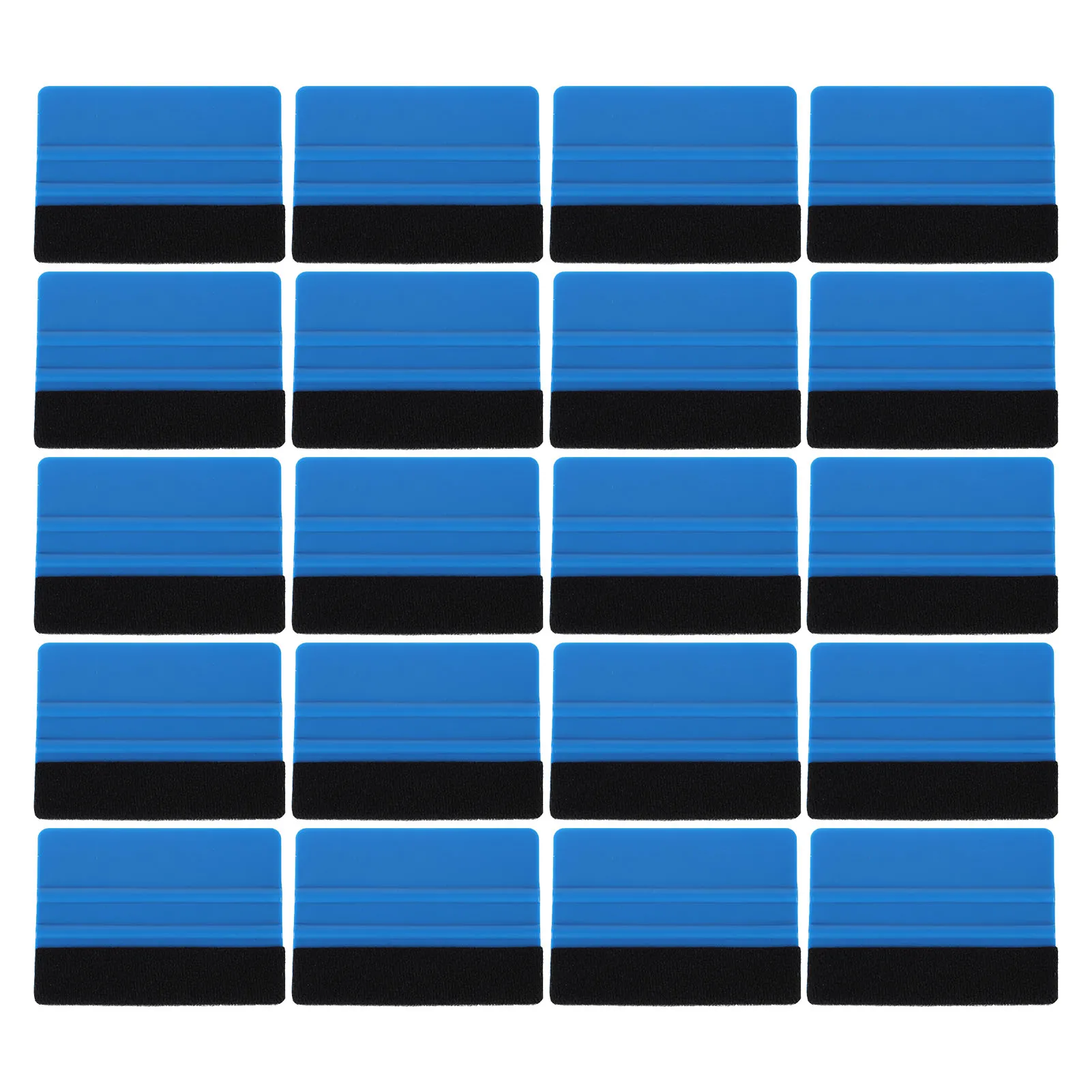 20pcs Car Vinyl Scraper Felt Edge Squeegee Scratch Free Anti Slip Decal Scraper Wrap Applicator for Cars Bathroom Kitchen
20pcs Car Vinyl Scraper Felt Edge Squeegee Scratch Free Anti Slip Decal Scraper Wrap Applicator for Cars Bathroom Kitchen