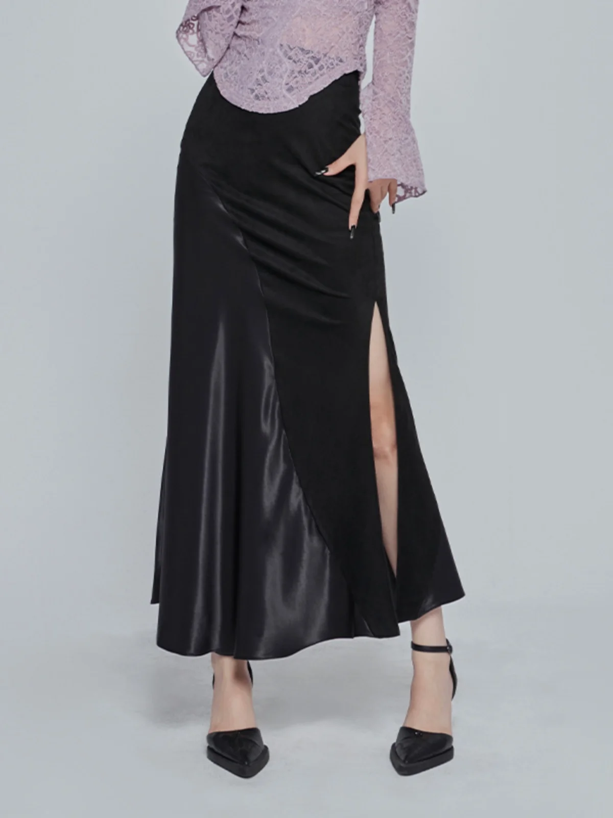 High Waist Midi A-Line Skirt Women's Slimming Hip Covering Vintage Irregular Street Style Pure Color Autumn Fish Tail Skirt
High Waist Midi A-Line Skirt Women's Slimming Hip Covering Vintage Irregular Street Style Pure Color Autumn Fish Tail Skirt