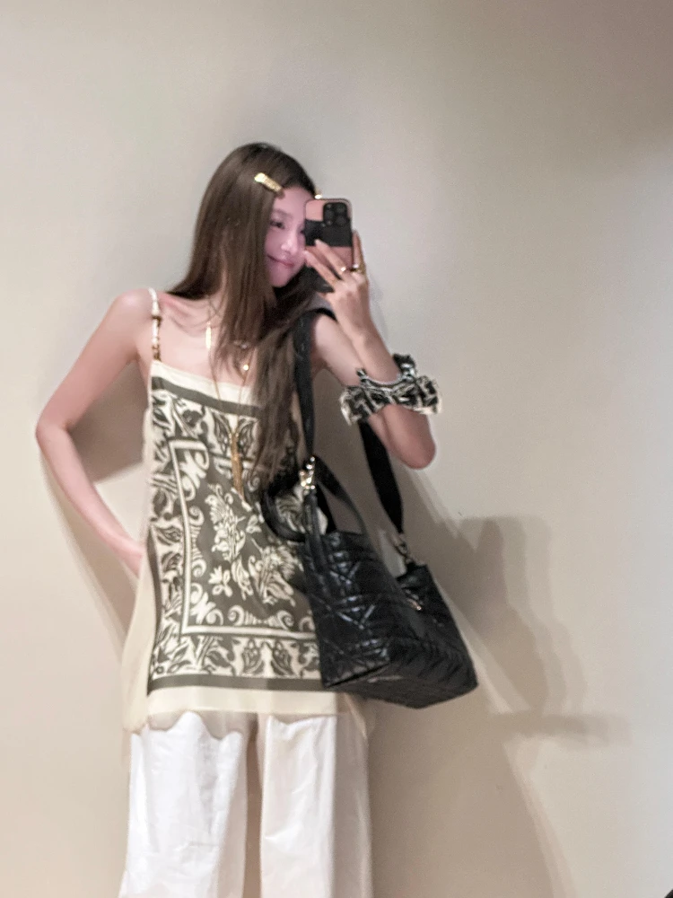 Модный цветной топ с принтом Blo Ne Шелковый топ Универсальный летний отдых Sle Design Sensation Маленький модный топ
Модный цветной топ с принтом Blo Ne Шелковый топ Универсальный летний отдых Sle Design Sensation Маленький модный топ