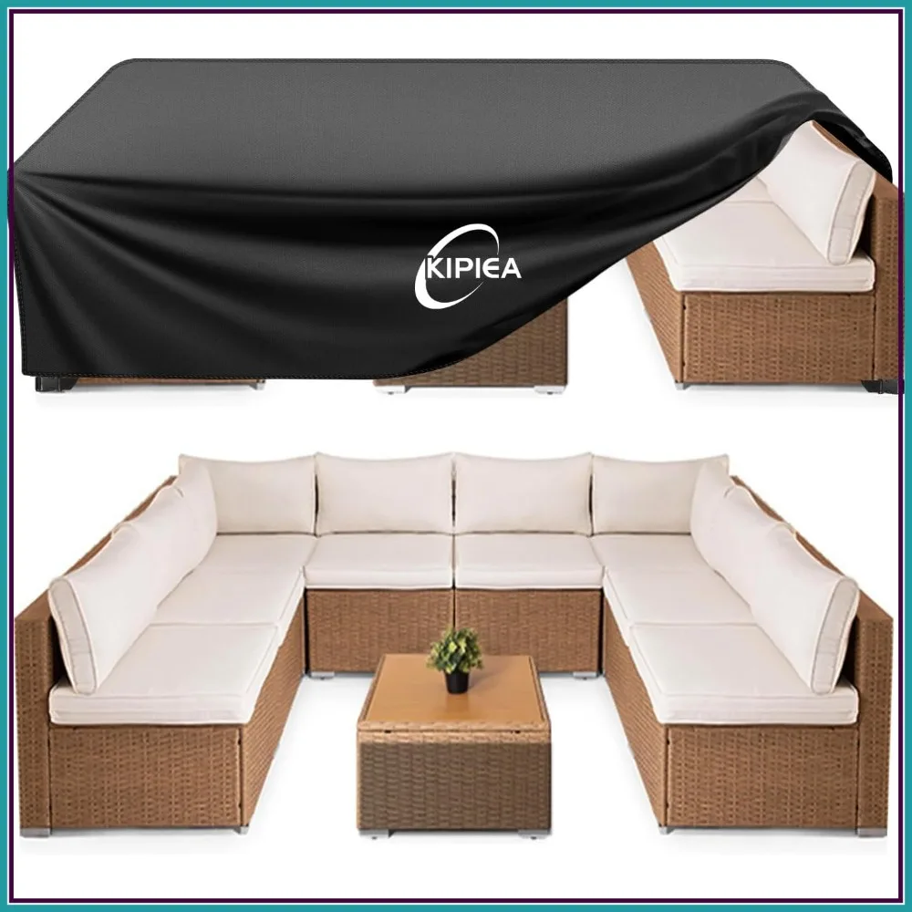 Heavy-Duty Patio Furniture Covers Waterproof Winter,Outdoor Set Cover for Table and Chairs,No Tears or Fading (110"Lx84"Wx28"H)
Heavy-Duty Patio Furniture Covers Waterproof Winter,Outdoor Set Cover for Table and Chairs,No Tears or Fading (110"Lx84"Wx28"H)