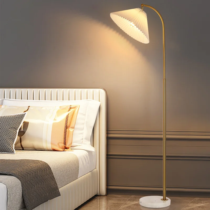 Minimalist Light Luxury Floor Lamps Living Room Sofa Next To Nordic Pleated Bedroom Bedside Warm Adjustable Vertical Table Lamp
Minimalist Light Luxury Floor Lamps Living Room Sofa Next To Nordic Pleated Bedroom Bedside Warm Adjustable Vertical Table Lamp