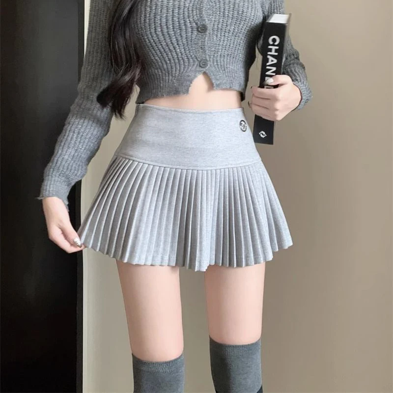GIDYQ Fashion Women Pleated Skirt Summer Korean Cheerleading Female A Line Skirts Sweet Solid All Match High Waist Mini Skirts
GIDYQ Fashion Women Pleated Skirt Summer Korean Cheerleading Female A Line Skirts Sweet Solid All Match High Waist Mini Skirts
