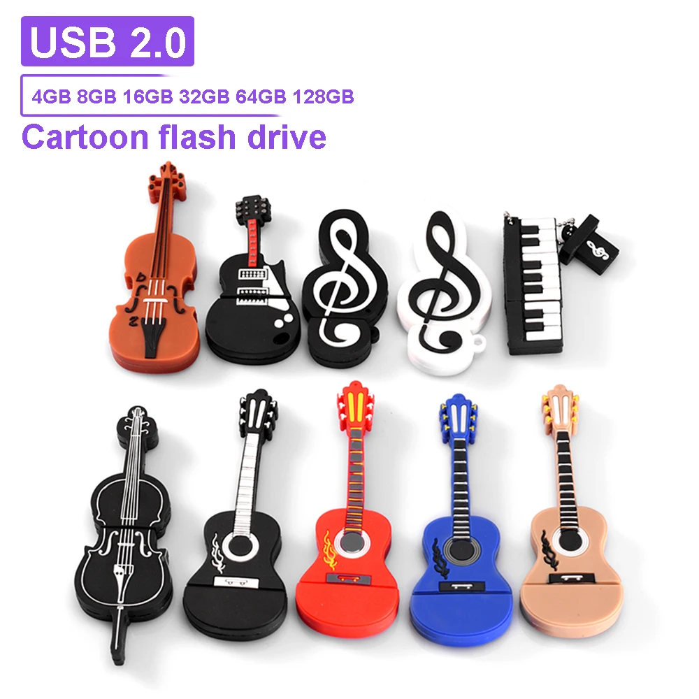 USB-флеш-накопитель для гитары, скрипки, мультяшный USB-накопитель 128 ГБ, музыкальный инструмент, 64 ГБ, 100% настоящая емкость, ручка-накопитель, 32 ГБ, креативный подарок
USB-флеш-накопитель для гитары, скрипки, мультяшный USB-накопитель 128 ГБ, музыкальный инструмент, 64 ГБ, 100% настоящая емкость, ручка-накопитель, 32 ГБ, креативный подарок