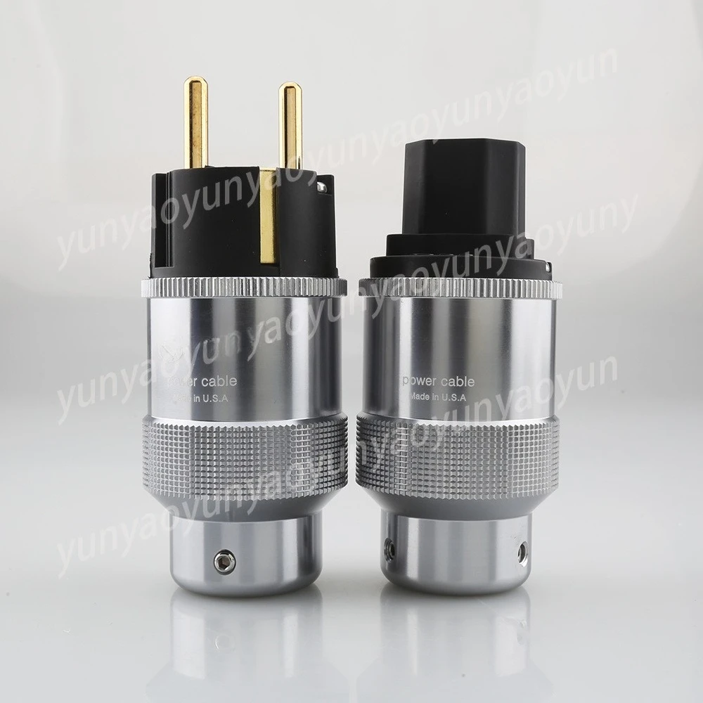 Gold Plated IEC Audio Connector Power Plug HiFi AC Cord Plugs for Audiophile DIY Mains Cable
Gold Plated IEC Audio Connector Power Plug HiFi AC Cord Plugs for Audiophile DIY Mains Cable
