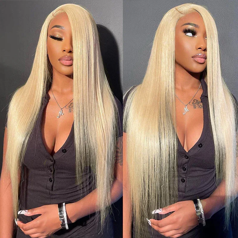 613 Honey Blonde Straight Lace Front Wig Human Hair 13x6 Lace Frontal Wig Pre Plucked Brazilian Remy Human Hair Wigs For Women
613 Honey Blonde Straight Lace Front Wig Human Hair 13x6 Lace Frontal Wig Pre Plucked Brazilian Remy Human Hair Wigs For Women