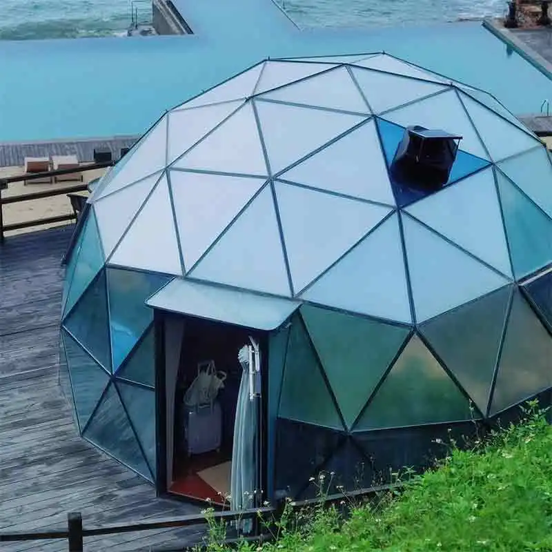 Thickened Glass Material Ball Restaurant Glass House Thickened Glass Material Spherical Dome Sun Room Glass Hotel Homestay
Thickened Glass Material Ball Restaurant Glass House Thickened Glass Material Spherical Dome Sun Room Glass Hotel Homestay