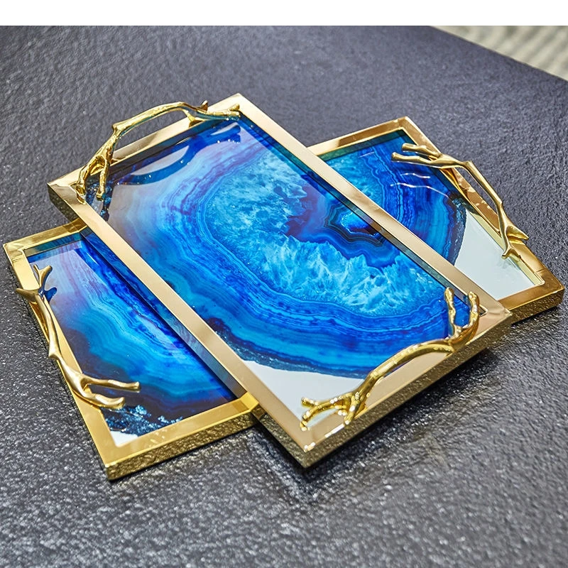 Blue Seascape Decorative Storage Trays Dressing Table Cosmetic Skincare Product Organizer Plates Glass Tray Bathroom Shelves
Blue Seascape Decorative Storage Trays Dressing Table Cosmetic Skincare Product Organizer Plates Glass Tray Bathroom Shelves