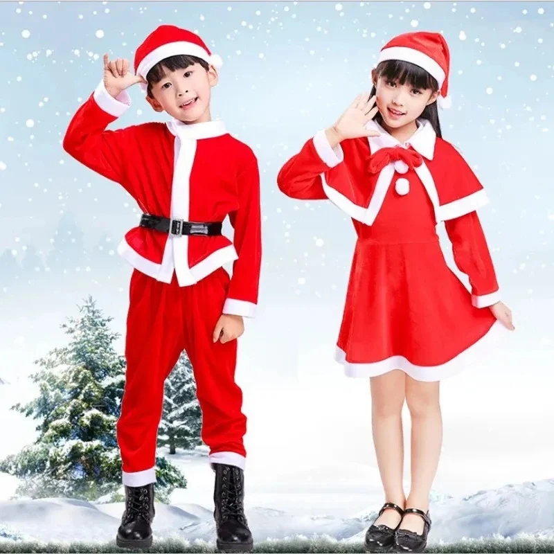 2024Christmas Kids Costumes Boys Girls Classic Christmas Outfits Baby Toddler Children Santa Cosplay Clothes Set Cute XmasSuit
2024Christmas Kids Costumes Boys Girls Classic Christmas Outfits Baby Toddler Children Santa Cosplay Clothes Set Cute XmasSuit