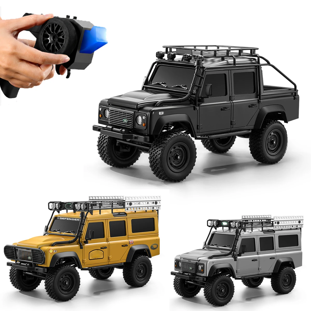 MN-111C RC Car 4WD 1:18 Full Scale 2.4G Remote Control Car Land Rover Defender Simulation Truck Climbing Off-Road RC Toys Gift
MN-111C RC Car 4WD 1:18 Full Scale 2.4G Remote Control Car Land Rover Defender Simulation Truck Climbing Off-Road RC Toys Gift