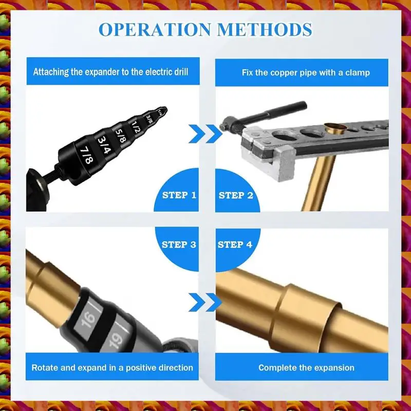 BTCL HVAC Repair Tool+Bit Holder,Air Conditioner Copper Pipe Flaring Tool Bit 1/4In,3/8In,1/2In,5/8In,3/4In And 7/8In Bits
BTCL HVAC Repair Tool+Bit Holder,Air Conditioner Copper Pipe Flaring Tool Bit 1/4In,3/8In,1/2In,5/8In,3/4In And 7/8In Bits