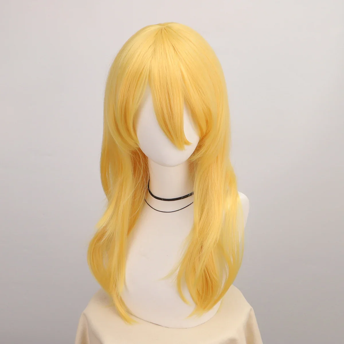 Yellow Long Great Wavy Curly Cosplay Party Wigs Long Wavy Wig with Bangs Synthetic Wigs Cosplay Costume Party
Yellow Long Great Wavy Curly Cosplay Party Wigs Long Wavy Wig with Bangs Synthetic Wigs Cosplay Costume Party