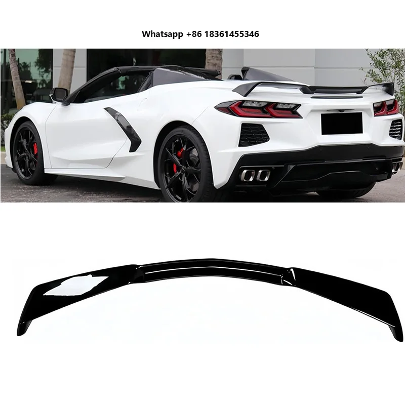 For Chevy Corvette C8 2020+ Gloss Black ABS Style Single Deck Rear Spoiler
For Chevy Corvette C8 2020+ Gloss Black ABS Style Single Deck Rear Spoiler