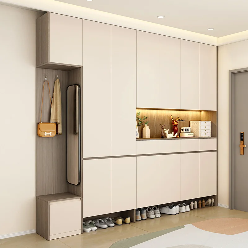 Entrance shoe cabinet Modern simple partition function Storage room storage cabinet
Entrance shoe cabinet Modern simple partition function Storage room storage cabinet