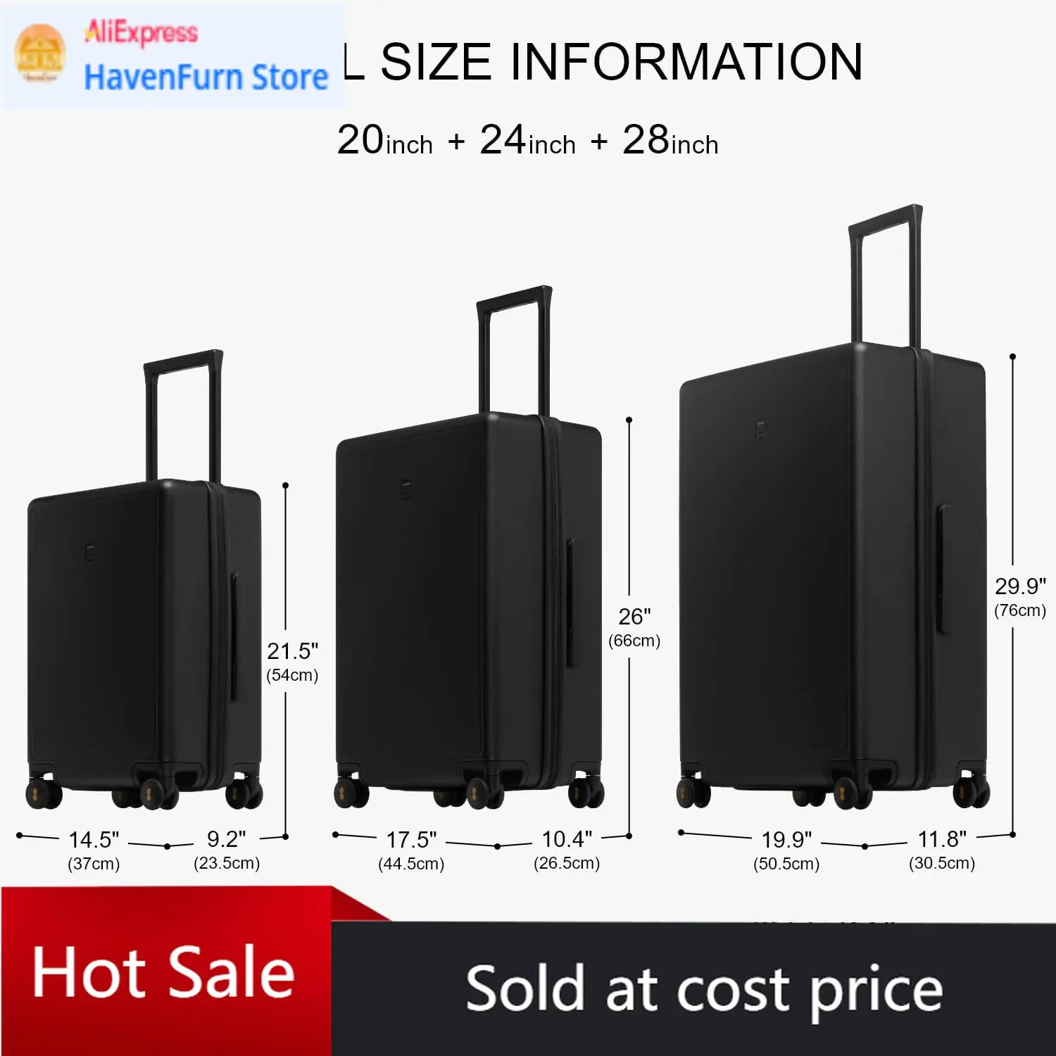 Activity priceThree Piece Set Carry On Luggage 20 24 28 Inch Lightweight Hardside Suitcases With Wheels Tsa Lock Black
Activity priceThree Piece Set Carry On Luggage 20 24 28 Inch Lightweight Hardside Suitcases With Wheels Tsa Lock Black