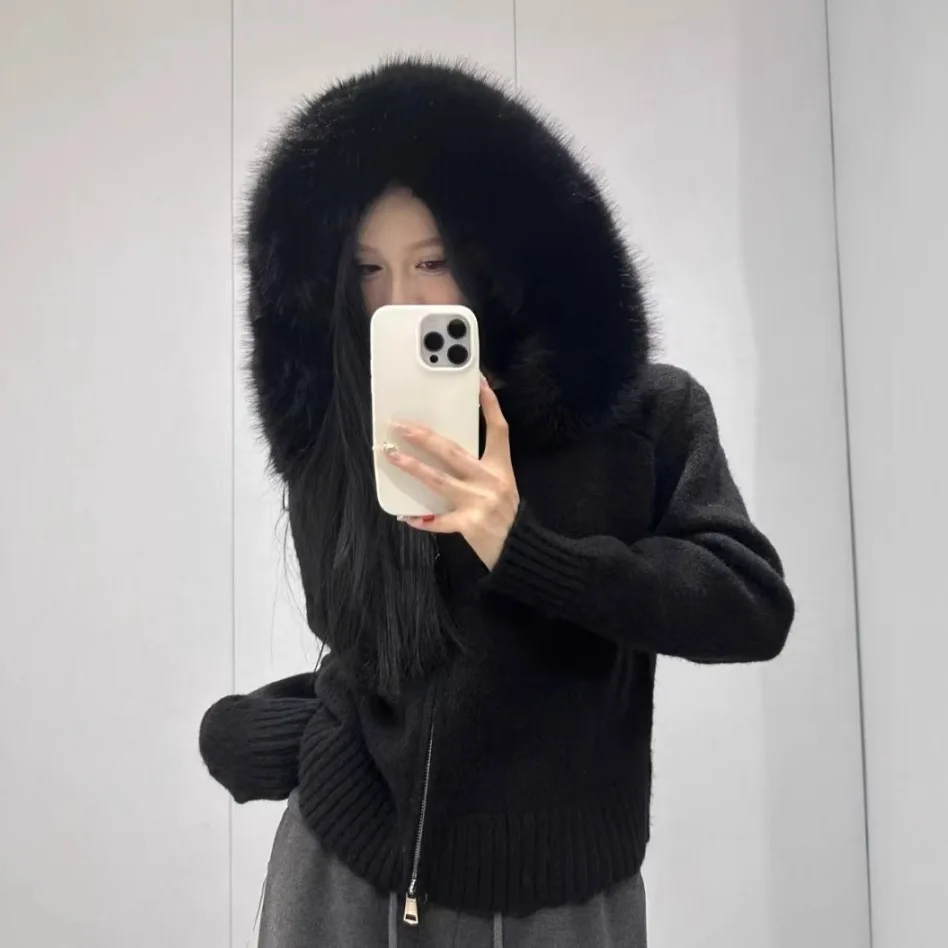 Ropa Mujer Faux Fur Collar Knit Coat Women Zip Up Warm Cardigan Casual Winter Outerwear Multi-Color Best Seller
Ropa Mujer Faux Fur Collar Knit Coat Women Zip Up Warm Cardigan Casual Winter Outerwear Multi-Color Best Seller