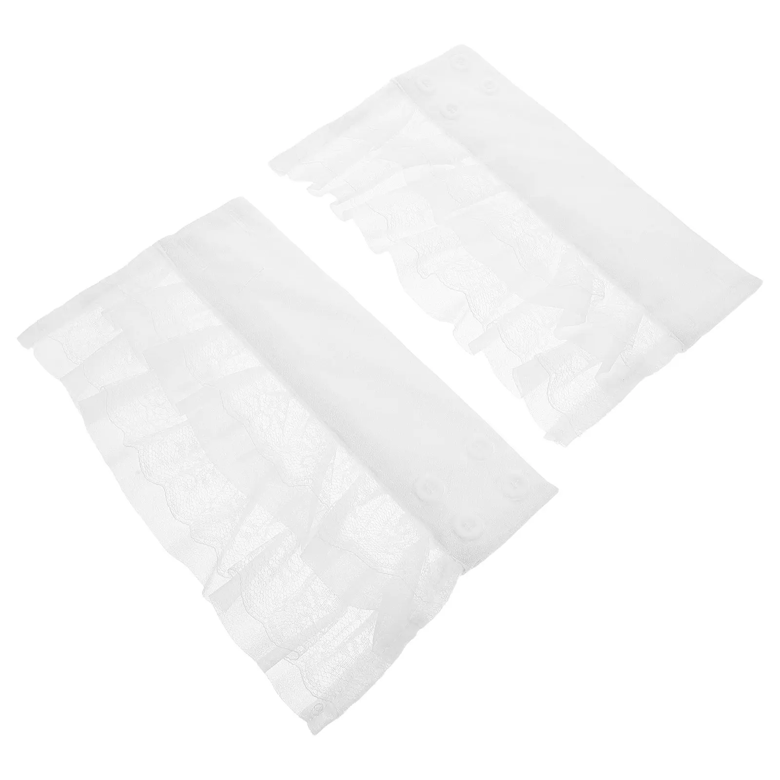 1Pair Decorative Fake Sleeves Detachable Ruffle Cuffs Women's Elegant Wrist Armlets Fashion Accessory for Blouses Jackets
1Pair Decorative Fake Sleeves Detachable Ruffle Cuffs Women's Elegant Wrist Armlets Fashion Accessory for Blouses Jackets