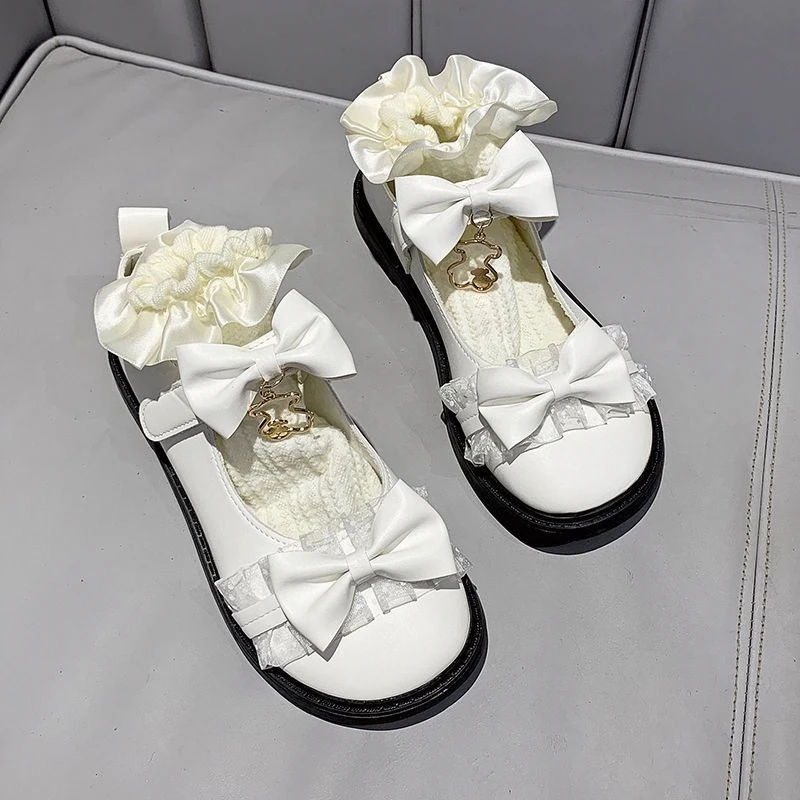 Round Big Toe Lolita Shoes Black Pu Leather Kawaii Low Heel Flats Japanese Jk Uniform Student Casual College Girls Cosplay Shoes
Round Big Toe Lolita Shoes Black Pu Leather Kawaii Low Heel Flats Japanese Jk Uniform Student Casual College Girls Cosplay Shoes