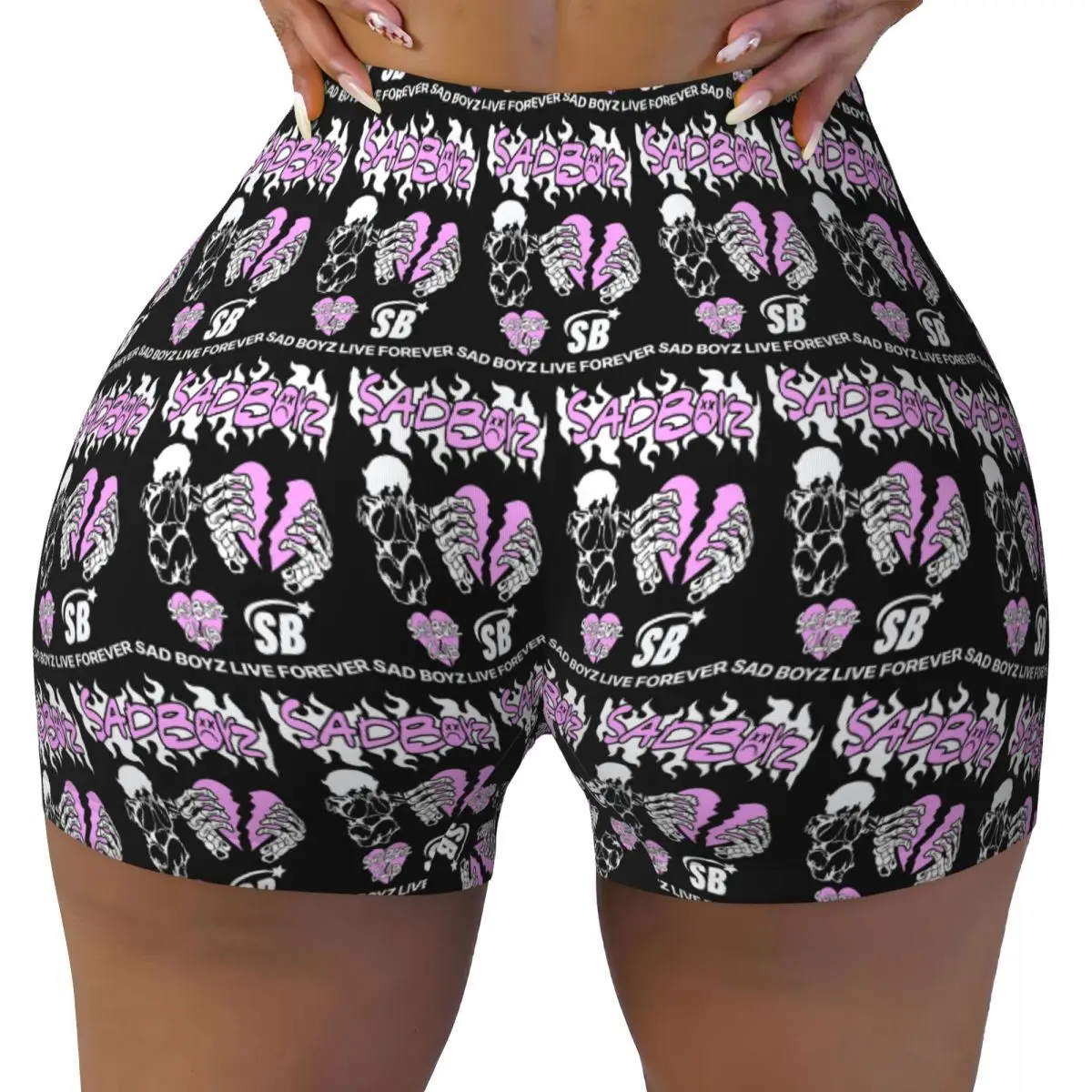 Пользовательские шорты для йоги Junior H Merch Sad Boyz, женские шорты для тренировок в тренажерном зале, спортивные шорты для волейбола, байкерские шорты
Пользовательские шорты для йоги Junior H Merch Sad Boyz, женские шорты для тренировок в тренажерном зале, спортивные шорты для волейбола, байкерские шорты