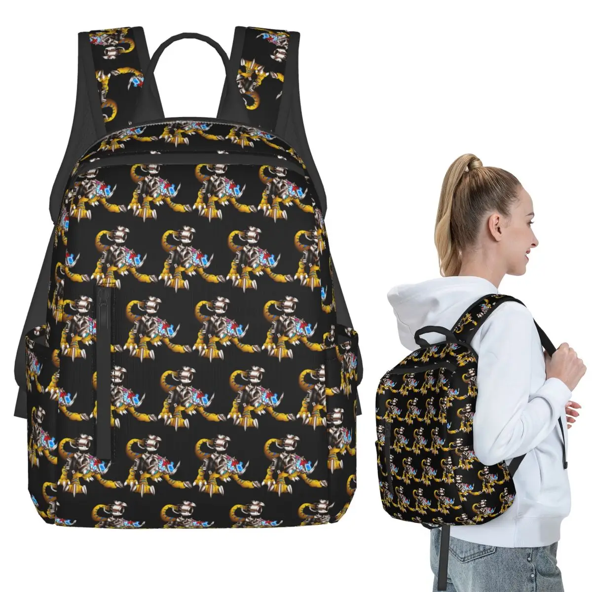 Blast Greydramon Digimon Guilmon Backpack Student BookBag Children School Bag Laptop Shoulder Bags Men Women
Blast Greydramon Digimon Guilmon Backpack Student BookBag Children School Bag Laptop Shoulder Bags Men Women