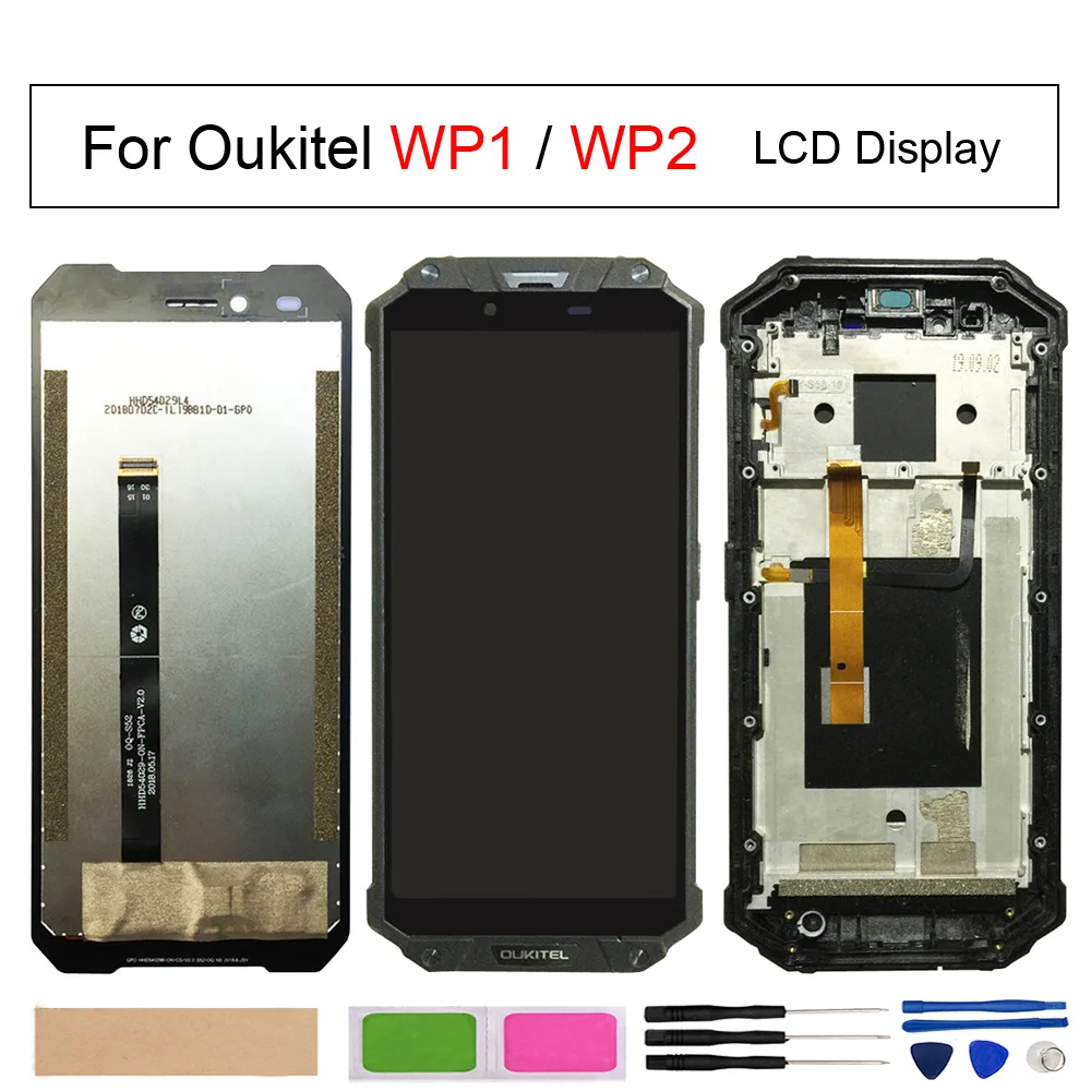 ЖК-дисплей для Oukitel WP2 WP1, замена экрана телефона, инструменты, бесплатная доставка
ЖК-дисплей для Oukitel WP2 WP1, замена экрана телефона, инструменты, бесплатная доставка